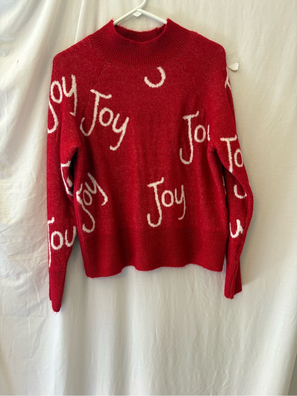 Red 'Joy' Holiday Soft Sweater - Women's Cozy Crewneck